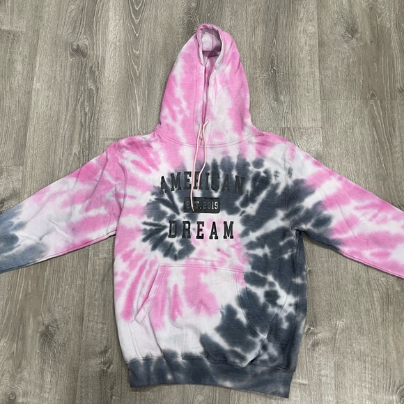 Tops - Women hoodie tie dye